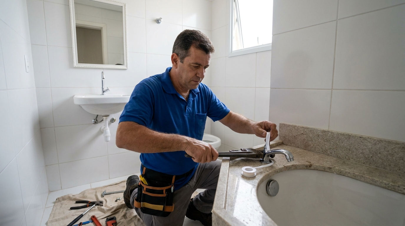 Instalação de torneira de cozinha em Gravataí‑RS